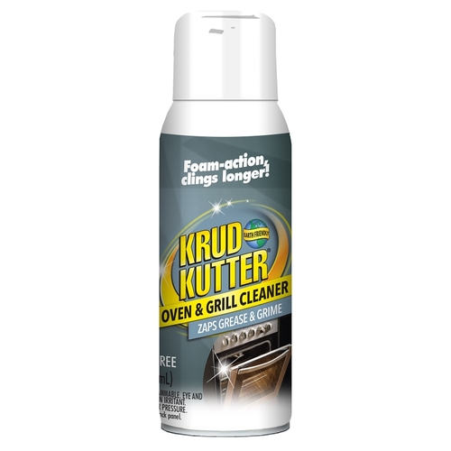 Krud Kutter 298478 Oven and Grill Cleaner, 12 oz Aerosol Can, Liquid, Mild, Clear