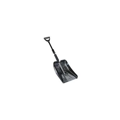 Extendable Snow Shovel, 8-1/2 in W Blade, 13-3/4 in L Blade, Plastic Blade, Plastic Handle, 37 in OAL