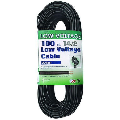 Electrical Cable, 2 -Conductor, 30 V Black