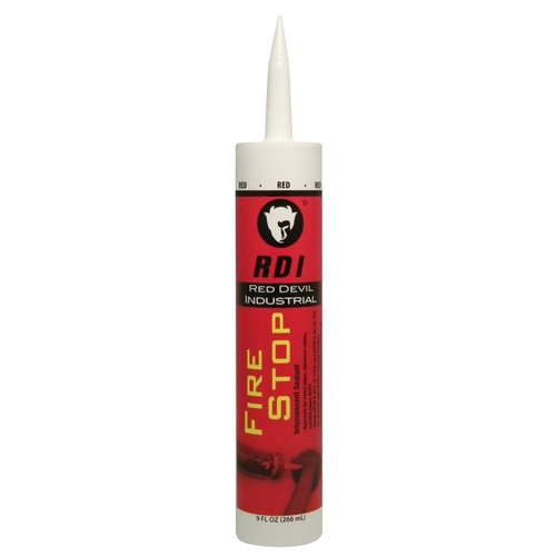 Red Devil LC150RD Sealant, Pale Red, 35 to 100 deg F, 9 fl-oz Cartridge