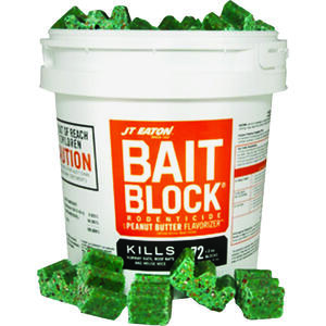 JT Eaton 9 lb Peanut Butter Bait Block Rodenticide