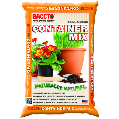 BACCTO 1815 Container Mix, 1-1/2 cu-ft Coverage Area, Solid Bag