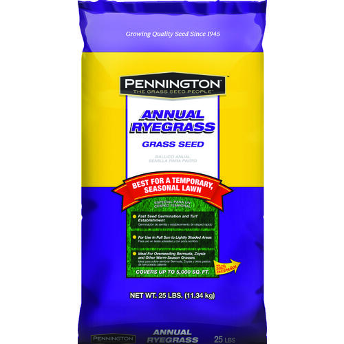 Pennington 100082633 Annual Ryegrass Seed, 25 lb