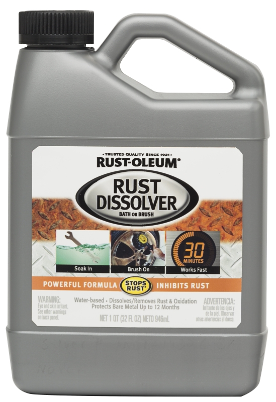 Rust-Oleum 293617 AUTOMOTIVE Rust Dissolver, Liquid, Mild, 1 qt