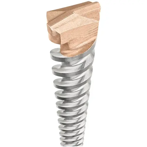 Drill Bit, 1 in Dia, 16 in OAL, Heavy-Duty, U-Flute Flute, 2-Flute, 3/4 in Dia Shank, Spline Shank