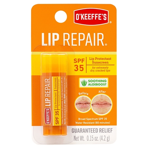 O'Keeffe's 114277 K0900002 SPF 35 Lip Repair Balm, 0.15 oz, Stick