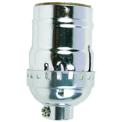 Lamp Socket, 250 V, 660 W, Nickel Housing Material