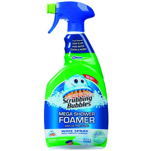 SCRUBBING BUBBLES 71016XCP8 Bathroom Cleaner Mega Shower Foamer Rainshower Scent 32 oz pack of 8