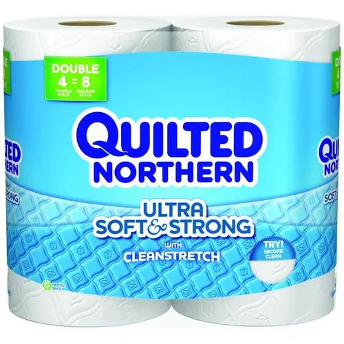 Angel Soft 79256/01 Toilet Paper, 2-Ply, Paper White - pack of 6