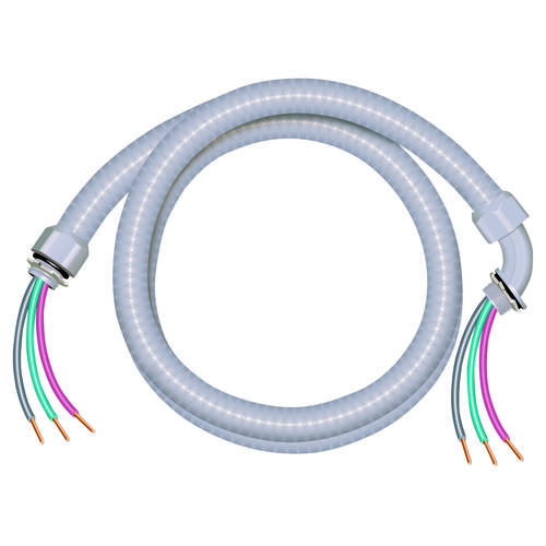 Southwire 55189307 Flexible Whip, 10 AWG Cable, Copper Conductor, THHN Insulation