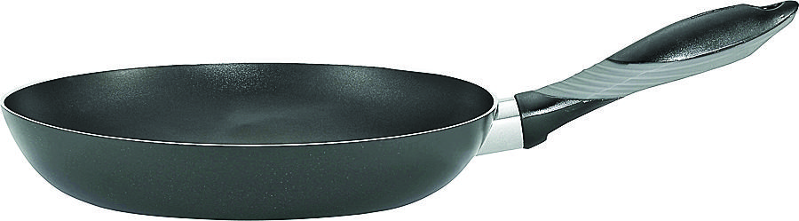 Mirro MIR-E7970594 Saute Pan, 10 in Dia, Aluminum, Black, Soft-Grip Handle