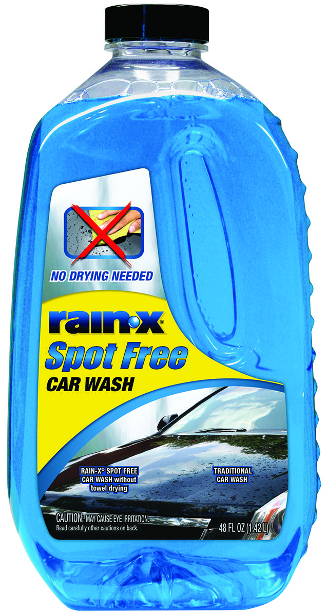 Rain-X 620034 620034 Spot-Free Car Wash, 48 oz, Liquid, Mild Blue