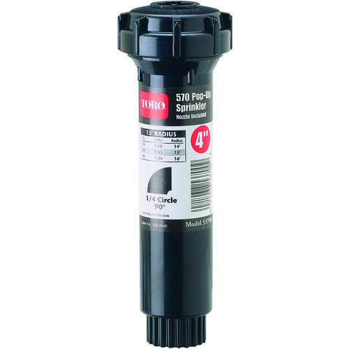Toro 53712 570Z Pro Series Spray Sprinkler, 1/2 in Connection, 5 to 15