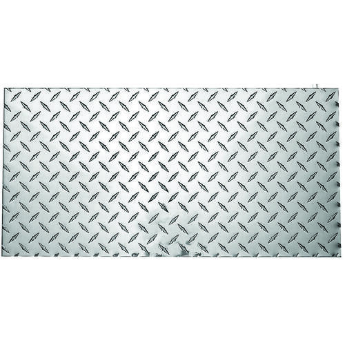 4221BC 24" x 12" Diamond Plate 1/10 Gauge Polished Aluminum Finish - pack of 2