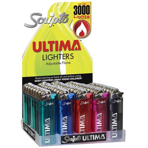 CALICO BRANDS LDO18L-50/ULT-XCP50 LD18L-50/ULTM Lighter Assortment with Display - pack of 50