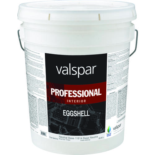 11800 Series 118145GAL Latex Eggshell Paint, Velvet, Neutral Base, 5 gal Pail