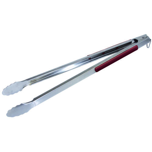 GrillPro 40269 Grill Tongs Stainless Steel 20 L 1 Red/Silver
