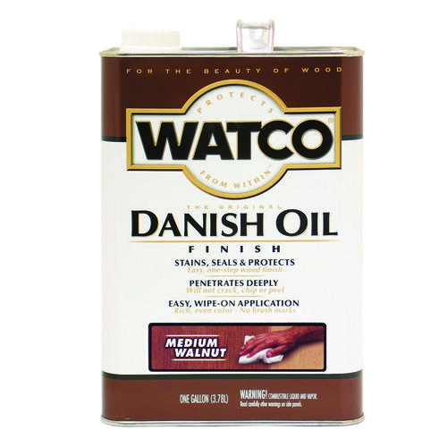 Danish Oil Transparent Dark Walnut Oil-Based 1 qt Dark Walnut - pack of 6