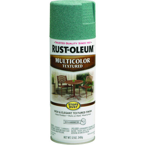 Rust-Oleum 239119-XCP6 Spray Paint MultiColor Textured Flat/Matte Sea Green 12 oz Sea Green - pack of 6