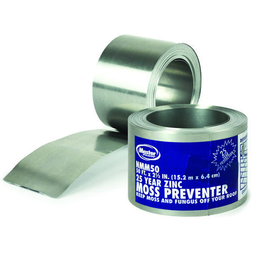 Master Flow NMM50 Moss and Mildew Preventer, 50 ft L, 2.67 in W Silver