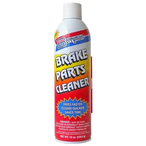 Brake Parts Cleaner, 19 oz Aerosol Can, Liquid Clear