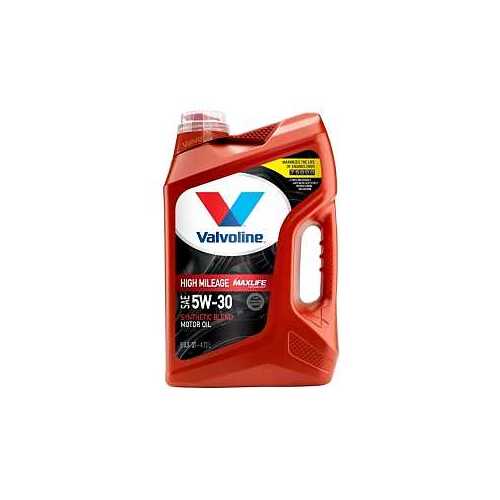 Valvoline 881163 Synthetic Blend Motor Oil, 5W-30, 5 qt Jug Amber