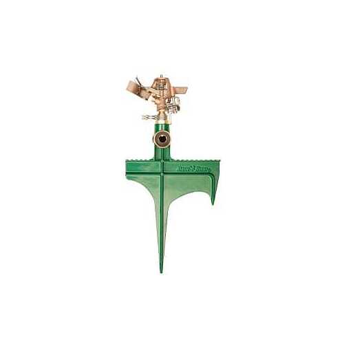 RAIN BIRD 25PJLSP Staked Sprinkler, 3/4 in Connection, FHT, 20 to 41 ft, 20 deg Nozzle Trajectory