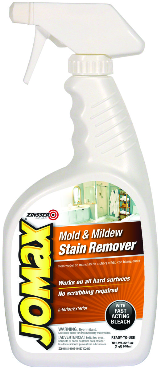 Zinsser 60118 JOMaX Mold and Mildew Stain Remover, 32 oz, Liquid, Solvent