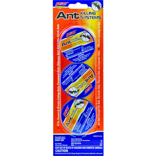 pic AT-3 Ant Killing System, Paste, Pleasant - pack of 3