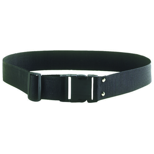 Work Belt, 29 to 46 in Waist, Poly, Black