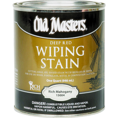 Old Masters 15004 STAIN WIPING RICH MAHOGANY QT