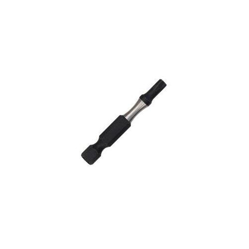 Power Bit, T27 Drive, Torx Drive, 1/4 in Shank, Hex Shank, 2 in L, Steel Black Phosphate