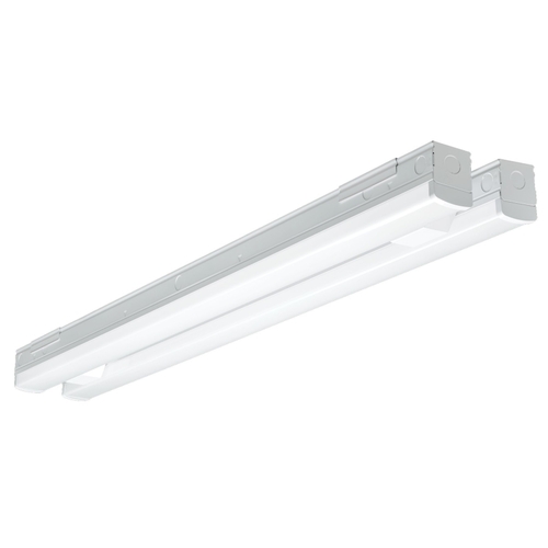 ETi 54598142 VersaStrip Series Strip Light, 120/277 V, 100 W, 2-Lamp, LED Lamp, 11000 Lumens, 50000 hr Average Life Pair White