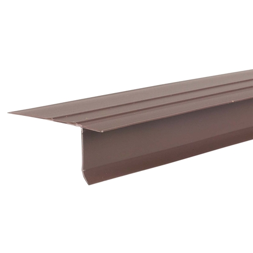 Drip Edge Flashing 2.5" W X 120" L Vinyl Brown Brown - pack of 25