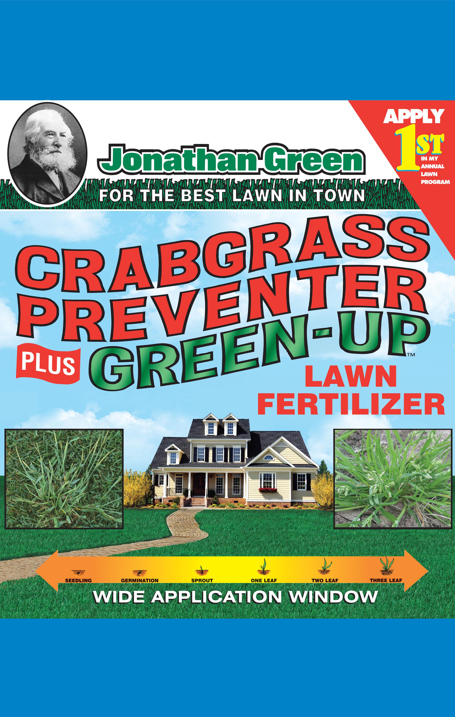 Jonathan Green 10456 Green-Up Lawn Fertilizer, 16 lb Bag, Granular, 20-0-3 N-P-K Ratio