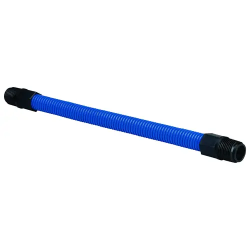 Multi-Flex Sprinkler Riser, 1/2 in Connection, 18 in L, Swivel, Black/Blue