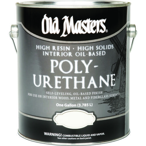 Old Masters 49501 Polyurethane, Semi-Gloss, Liquid, Clear, 1 gal, Can