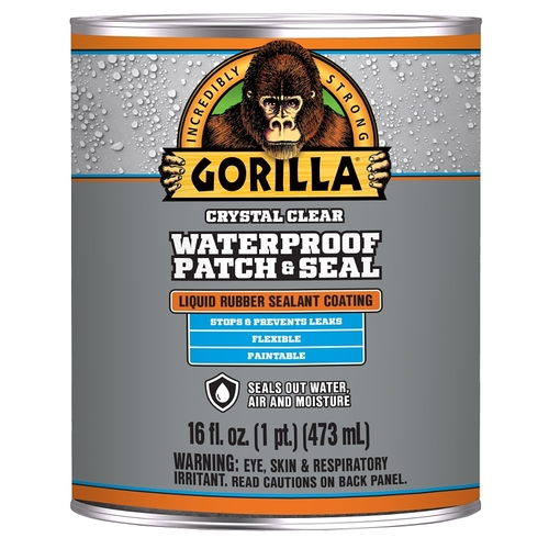 Gorilla 105367-XCP6 Patch and Seal Liquid, Water-Proof, Clear, 16 oz - pack of 6