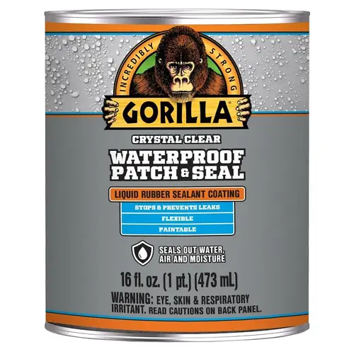 Gorilla 105367 Patch and Seal Liquid, Water-Proof, Clear, 16 oz