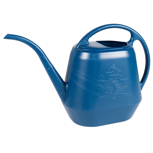 Aqua Rite Series AW2133 Watering Can, 56 oz Can, Narrow Spout, Plastic, Classic Blue