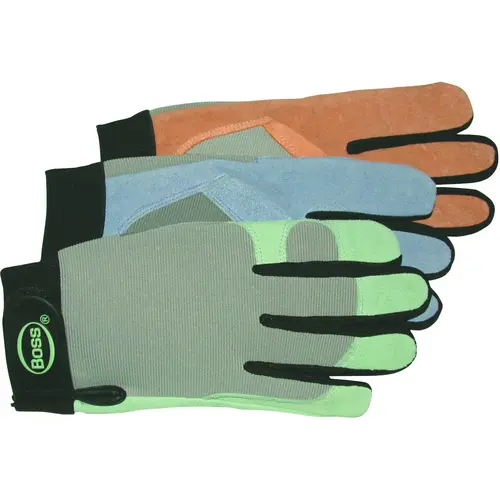 Mechanic's Glove Guard Women's Outdoor Assorted M Assorted Green/Pink/Purple