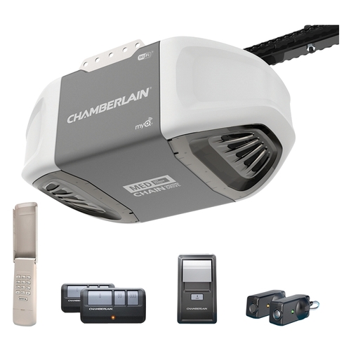 Chamberlain C450 Garage Door Opener, 120 V, Smartphone Control