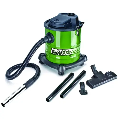 Canister Vacuum, 3 gal Vacuum, 120 V, 16 ft L Cord Green