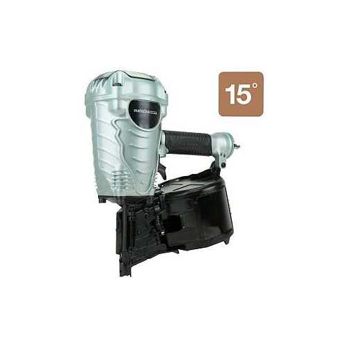 NV90AGS Framing Nailer, 200 to 300 Magazine, 16 deg Collation, Wire Collation, 0.09 scfm Air Silver