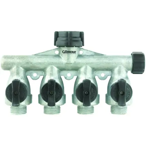 AY4FFM Shut-Off Valve, 4 -Port/Way, Aluminum Body