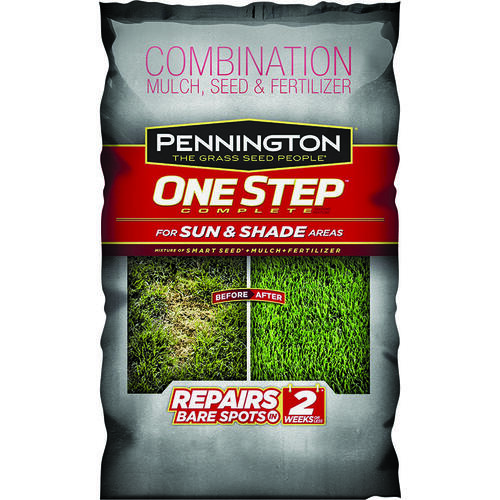 Pennington 100520283 Seed/Fertilizer/Mulch Repair Kit One Step Complete Mixed Sun or Shade 8.3 lb