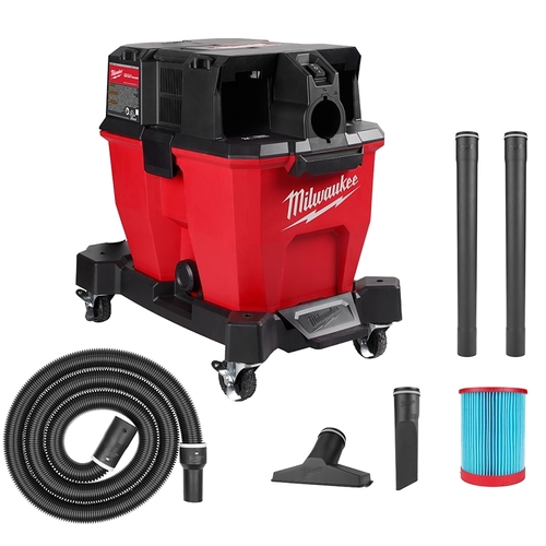 Milwaukee 092020 M18 FUEL Series Wet/Dry Vacuum, 9 gal Vacuum, 109 cfm