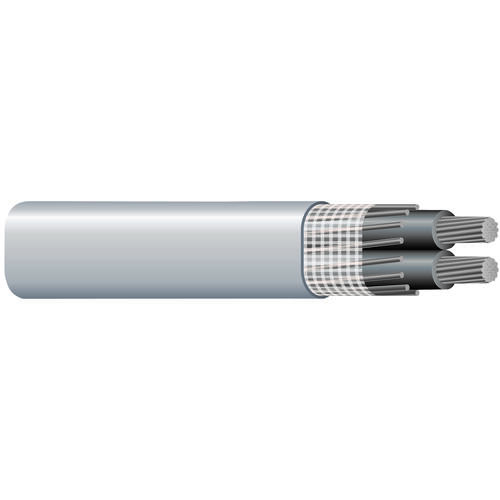 Southwire 13088002 Service Entrance Cable, 3 -Conductor, Aluminum Conductor, PVC Insulation, Gray Sheath, 600 V