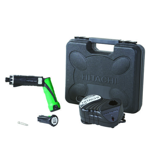 Screwdriver Kit, Battery Included, 3.6 V, 1.5 Ah, 1/4 in Chuck, Hex Chuck