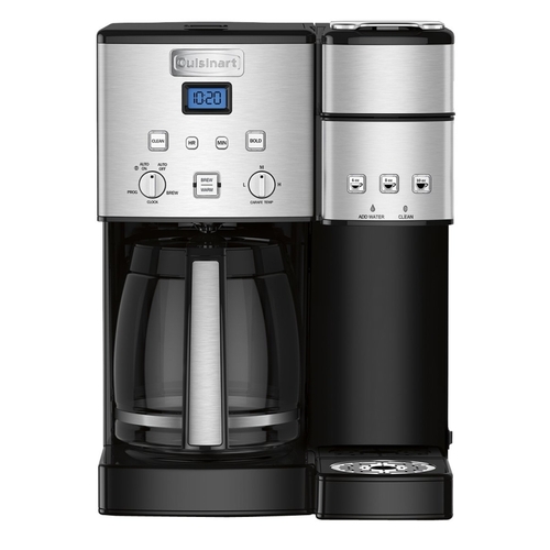 Cuisinart SS-15P1 Coffee Center Series Coffee Maker and Single Serve Brewer, 12 Cup Capacity, Black, Automatic Control